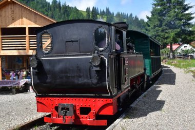 dağlarda buhar treni