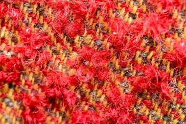 kırmızı halının dokusu