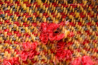 kırmızı örgü kumaş arkaplan, kapat