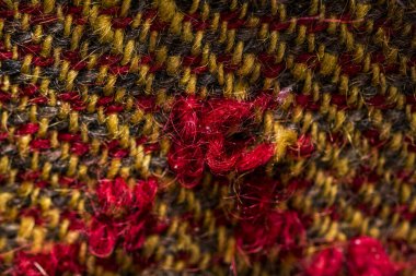 örülmüş bir eşarp dokusu