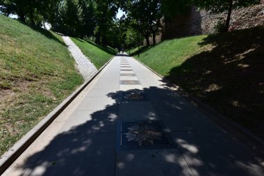 Şehrin eski kasabası.