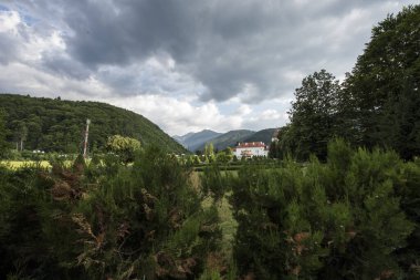 Dağların güzel manzarası