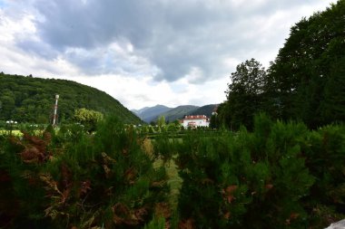 Dağların güzel manzarası