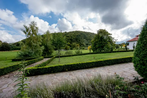 Parktaki güzel manzara.