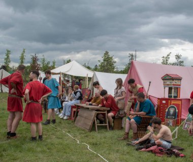 Ortaçağ şövalyeleri tarihi müzede