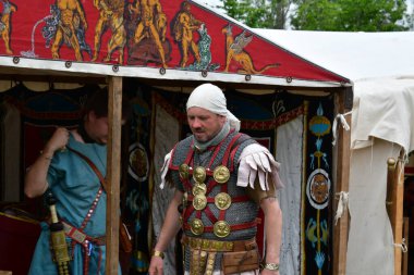 Dünya Savaşı 'nın ortaçağ döneminin yeniden inşası festivali..