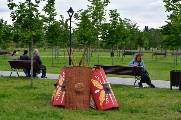Moskova, Rusya - Mayıs 13, 2016: Moskova Eyalet Parkı Yazın Moskova 'da