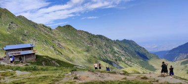 Dağların güzel manzarası