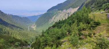 Dağların güzel manzarası