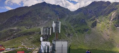 Dağların güzel manzarası