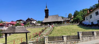 Köyün eski şehrinin manzarası.