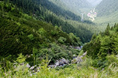 Dağların güzel manzarası