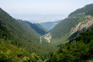 Manzara Svaneti köyünde