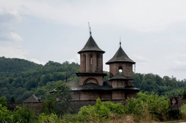Gürcistan 'ın Svaneti köyündeki antik kilise.