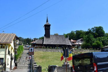 Şehrin eski kasabası. Arka plandaki en ünlü simge.