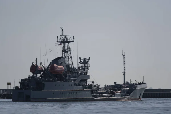 Warsztaty Navy Tankowiec Wypływa Misję — Zdjęcie stockowe