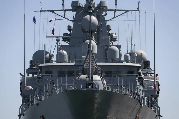Gdynia Pomeranian Poland May 2023 German Frigate Getting Ready Sea — Stock Photo, Image