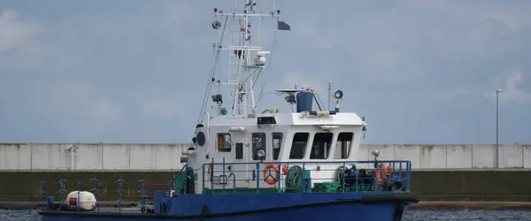 Motor Boat Navire Patrouille Bureau Maritime — Photo