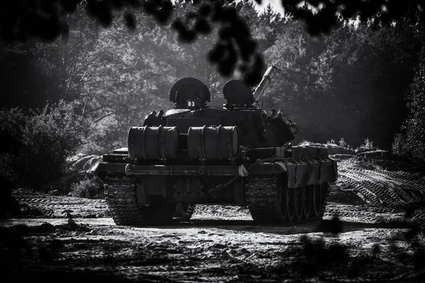 Tank Obrněné Vojenské Vozidlo Období Studené Války Sovětské Rusko — Stock fotografie