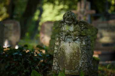 CEMETERY - Tombstones at burial site of the dead