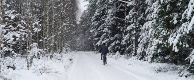 KışKışSaldırısı - Ormanda ve orman yolunda kar