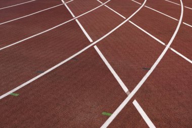 Spor müsabakaları - Atletizm stadyumunda koşu pisti