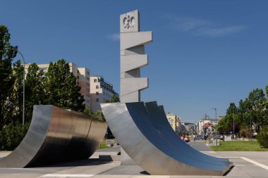 GDYNIA, POMERANYAN REJON - POALND - 27 Mayıs 2024: Denizcilik Polonya Anıtı