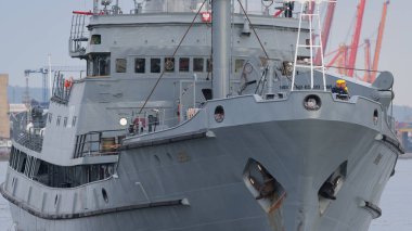 GDYNIA, POLAND REJON - POLAND - 27 MAYIS 2024 WARGeIP - Polonya Donanması Kurtarma Gemisi