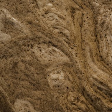 Köpüklü deniz suyunun kırışık yüzeyi