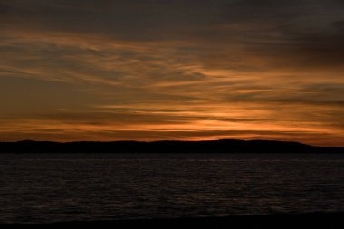 Günbatımı - Deniz kenarında güzel bir akşam