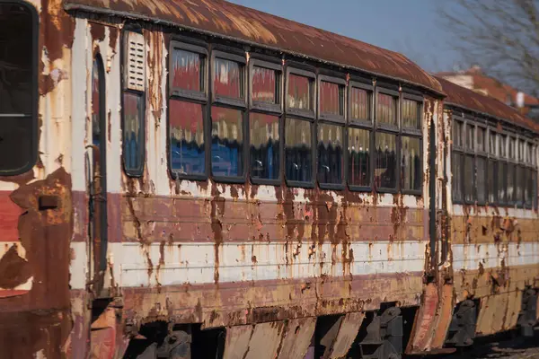 NARROW GAZETİ DEESEL RAILCar - Yolcuları taşımak için eski ve tarihi bir araç