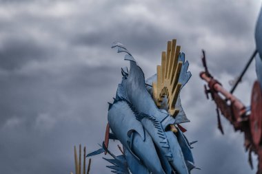 KOSZALIN, BATI POLAND - 08 HAZİRAN, 2024: Polonyalı sanatçı Wadysaw Hasior 