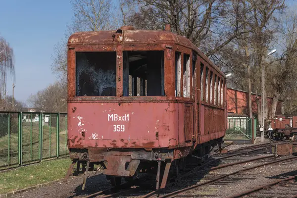 NARROW GAZETİ DEESEL RAILCar - Yolcuları taşımak için eski ve tarihi bir araç