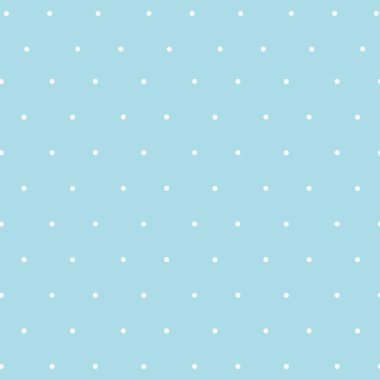 Lekesiz benekli desen, mavi ve beyaz renkli. Tasarım, mavi arkaplanda eşit aralıklarla beyaz noktalar içeriyor. Tekstil, duvar kağıdı ve dijital arkaplan için bu desen.