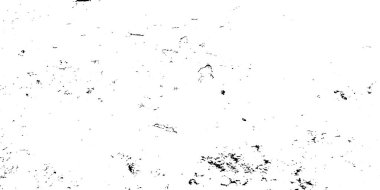 Siyah mürekkep lekesi, Grunge deseni, çizikler, toz ve eskimiş eskimiş tasarım için beyaz arka planda lekeler.