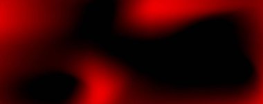 Kırmızı ve siyah gradyanı olan bulanık bir arkaplan. Alev efektli moda afiş ve renklerin pürüzsüz geçişi