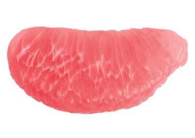 İzole edilmiş Pembe Pomelo narenciye. Taze meyve, beyaz arka planda pomelo. kırpma yolları ile.
