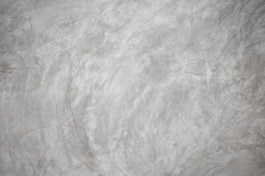 Duvarın gri beton dokusu arka planda. Desen için çimento üzerine yatay tasarım. Beyaz, gri eski duvar kağıdı soyut grunge arkaplan
