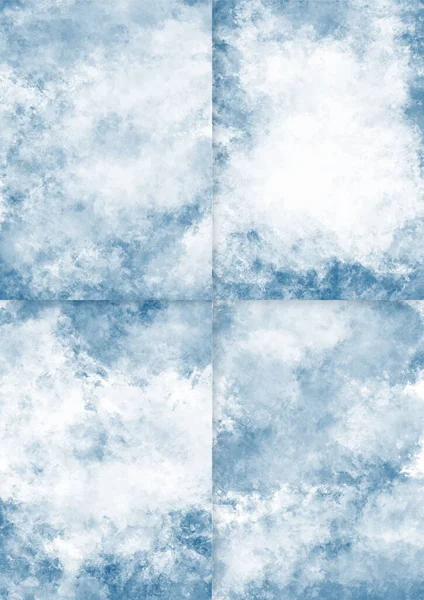 Dunkelblaue Grunge Textur Aquarell Hintergrund Abstrakte Farbe Für Fotografischen Hintergrund — Stockvektor