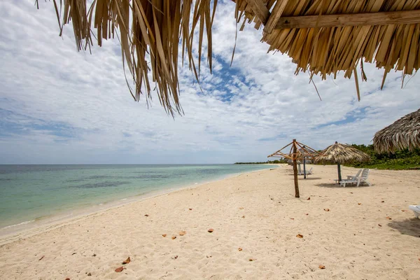 Playa Del Caribe Durante Las Vacaciones Verano — Foto de Stock