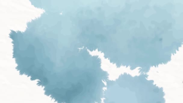 ジョリーウェディングパック背景_07 アニメーションの花の背景青の上にラインアートの花の美しいアニメーション背景 — ストック動画