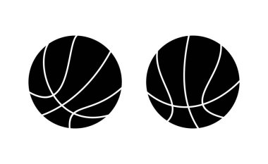 Basketball icon vector for web and mobile app. Basketball ball sign and symbol