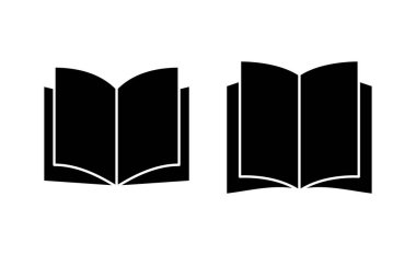 Book icon vector for web and mobile app. open book sign and symbol. ebook icon