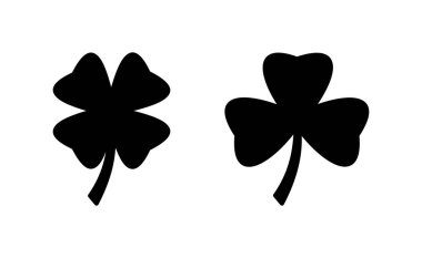 Clover icon vector for web and mobile app. clover sign and symbol. four leaf clover icon.