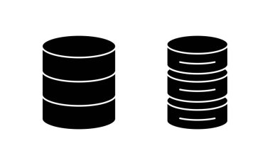 Database icon vector for web and mobile app. database sign and symbol