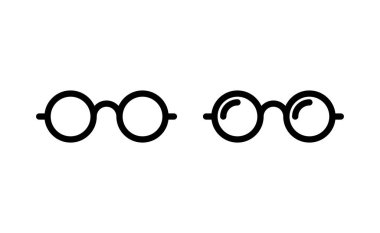 Glasses icon vector for web and mobile app. Glasses sign and symbol