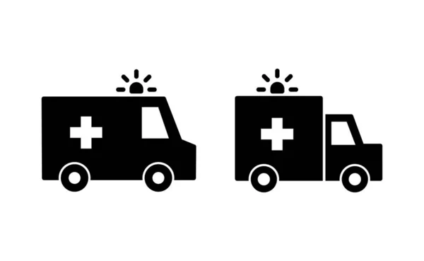 Ambulance Icon Vector Web Mobile App Ambulance Truck Sign Symbol — Archivo Imágenes Vectoriales