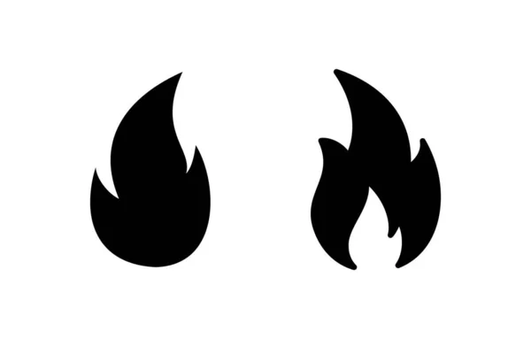 Fire Icon Vector Web Mobile App Fire Sign Symbol — Archivo Imágenes Vectoriales