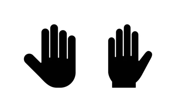 Hand Icon Vector Web Mobile App Hand Sign Symbol Hand – Stock-vektor