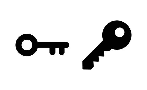 Icono Clave Vector Para Web Aplicación Móvil Signo Símbolo Clave — Archivo Imágenes Vectoriales